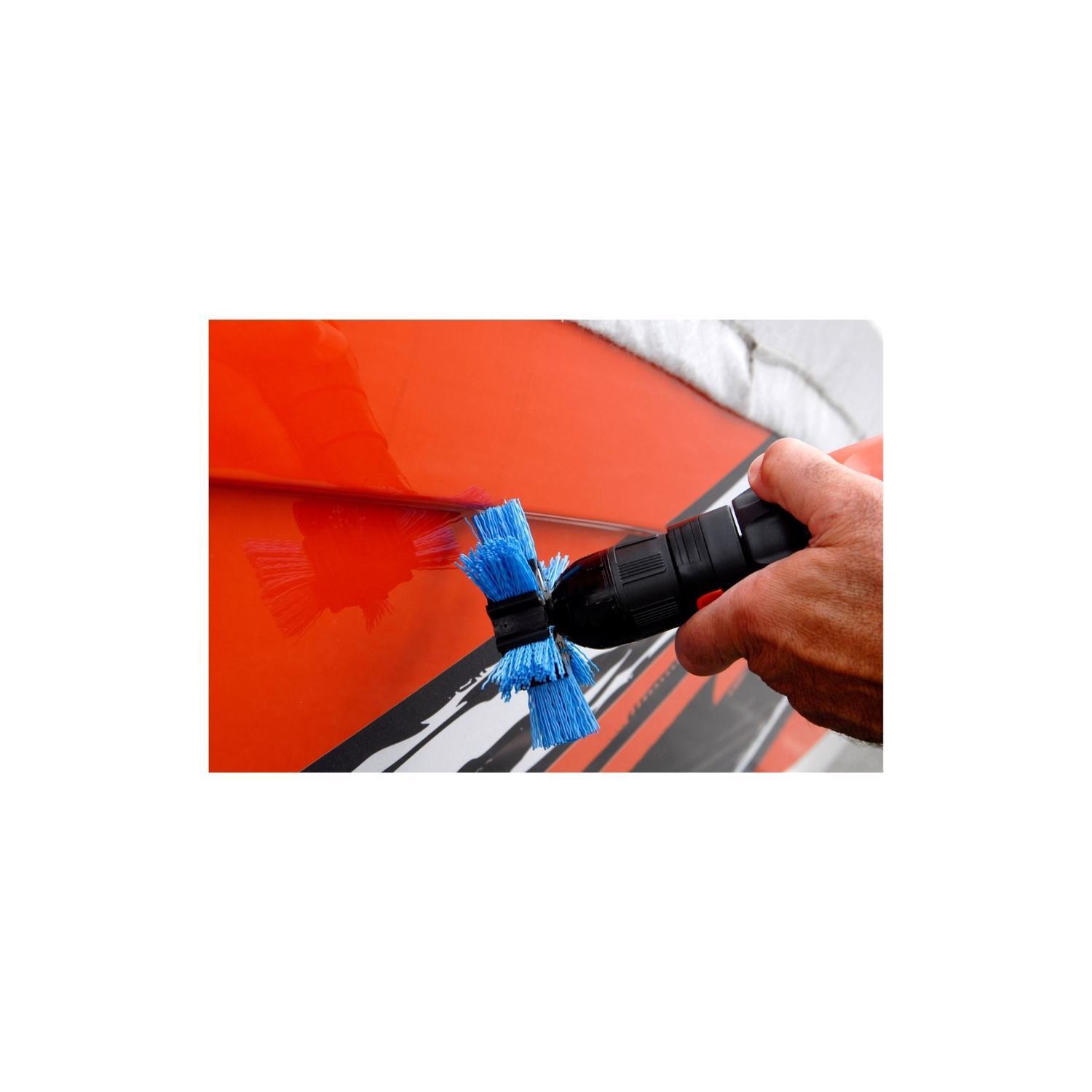 Dico Nyalox 4 in. D X 1/4 in. Aluminum Oxide Wheel Brush Mandrel Mounted Flap Brush 240 Grit 1 pc