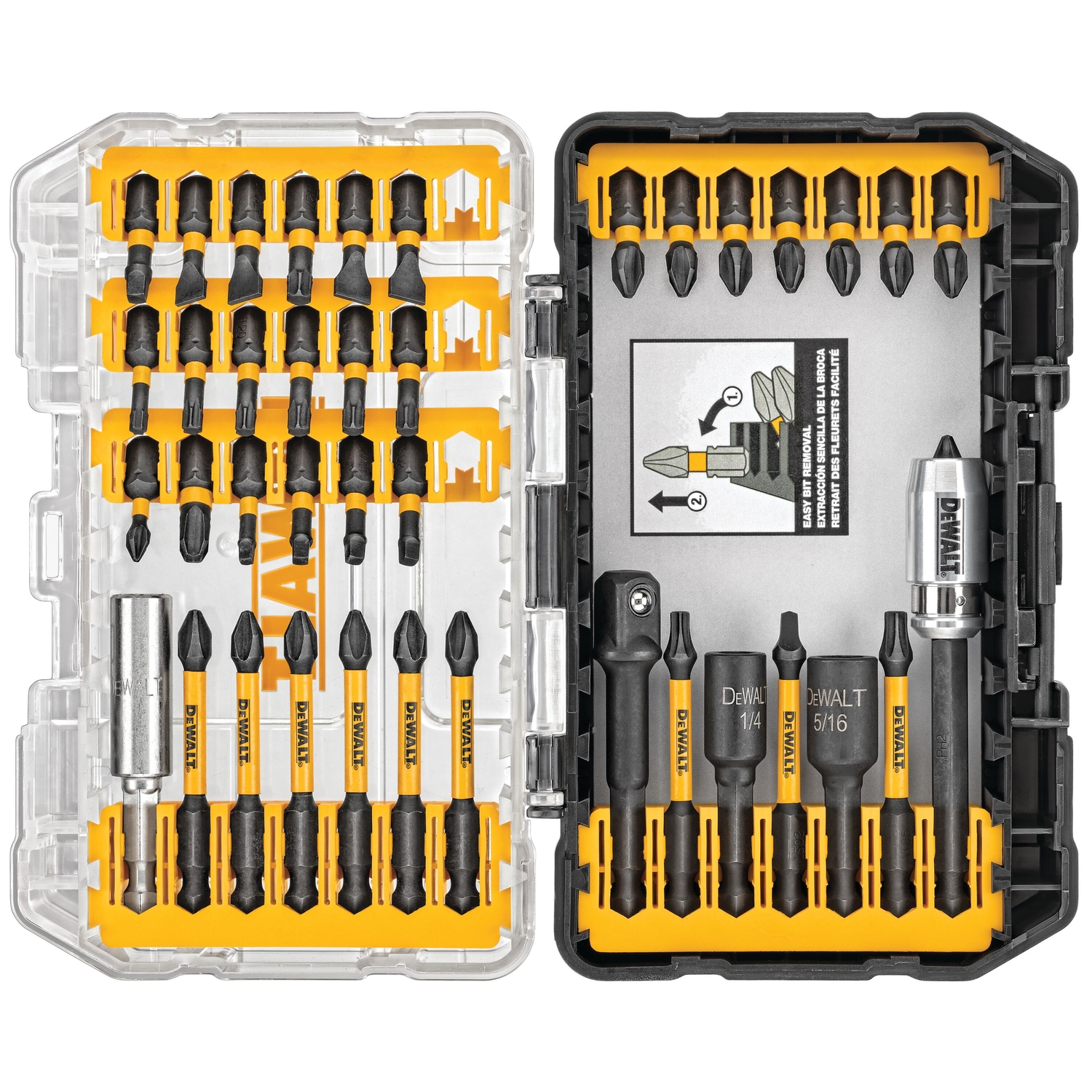DeWalt FlexTorq Screwdriver Bit Set Steel 40 pc