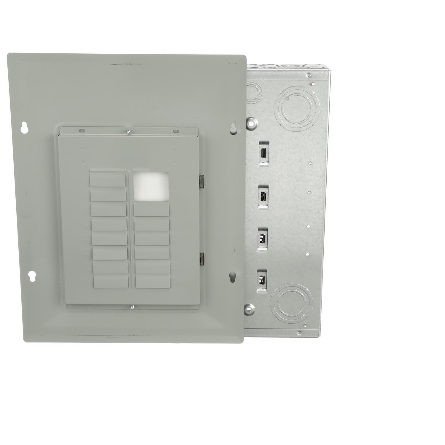 Eaton 100 amps 120/240 V 12 space 20 circuits Combination Mount Main Breaker Load Center