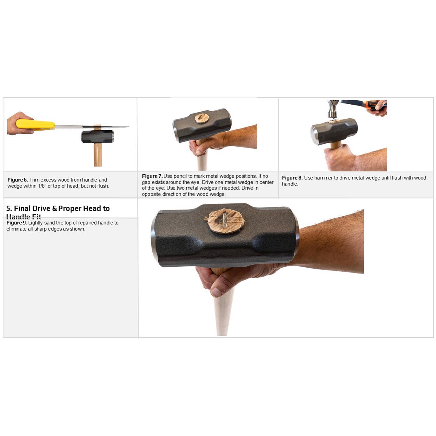 Truper 36 in. Wood Heavy Duty Sledge Replacement Handle Brown 1 pc