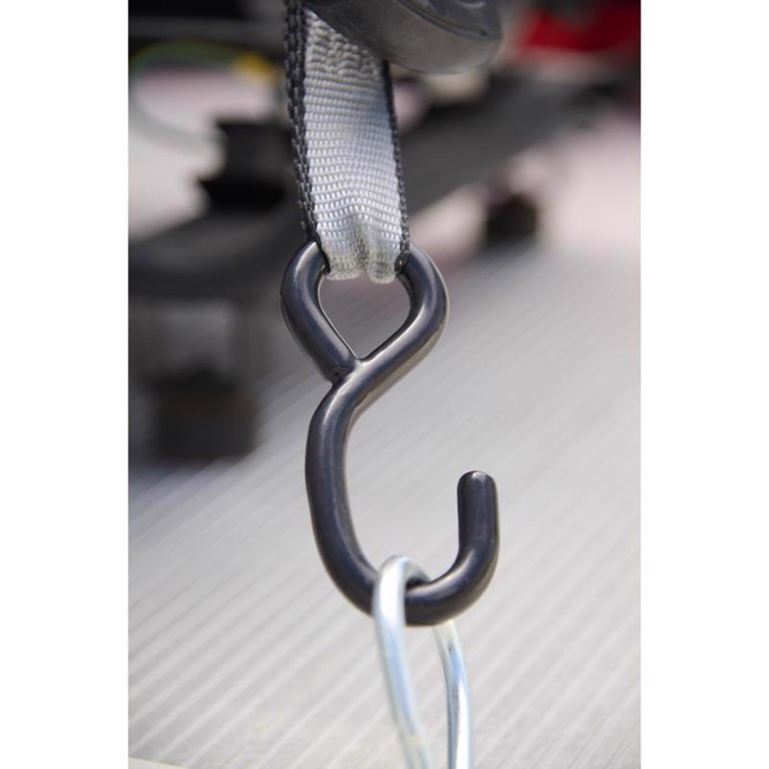 Keeper 1.25 in. W X 14 ft. L Gray Tie Down w/Ratchet 800 lb 1 pk