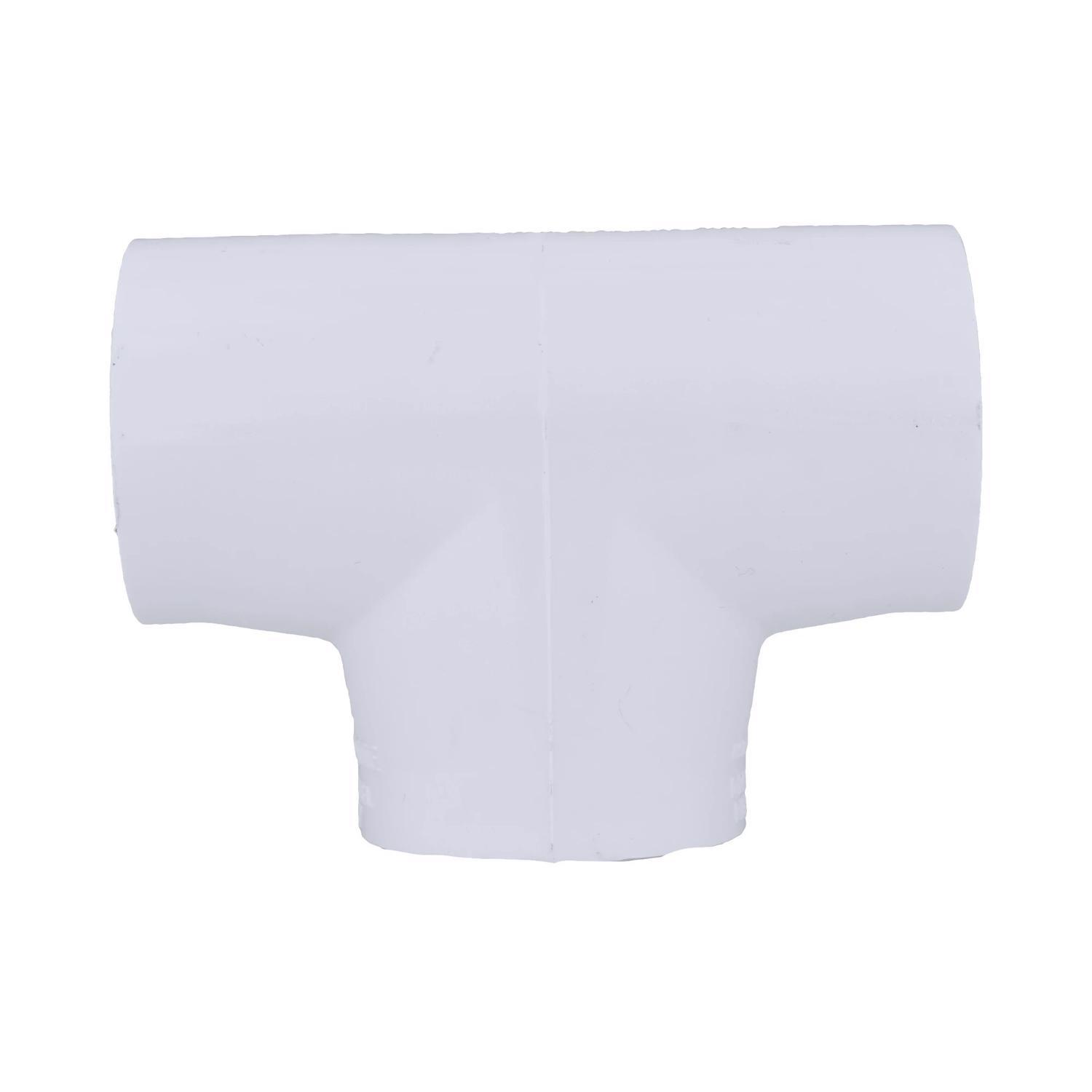 Charlotte Pipe Schedule 40 3/4 in. Slip X 3/4 in. D Slip PVC Tee 1 pk