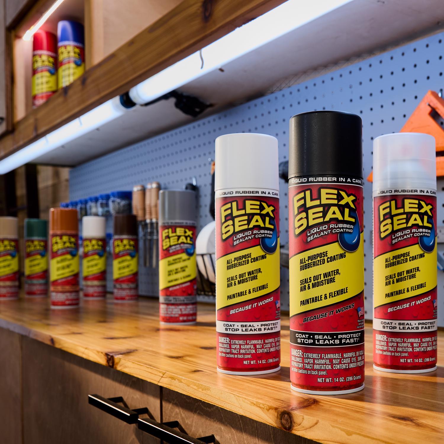 Flex Seal Family of Products Flex Seal Brown Rubber Spray Sealant 14 oz