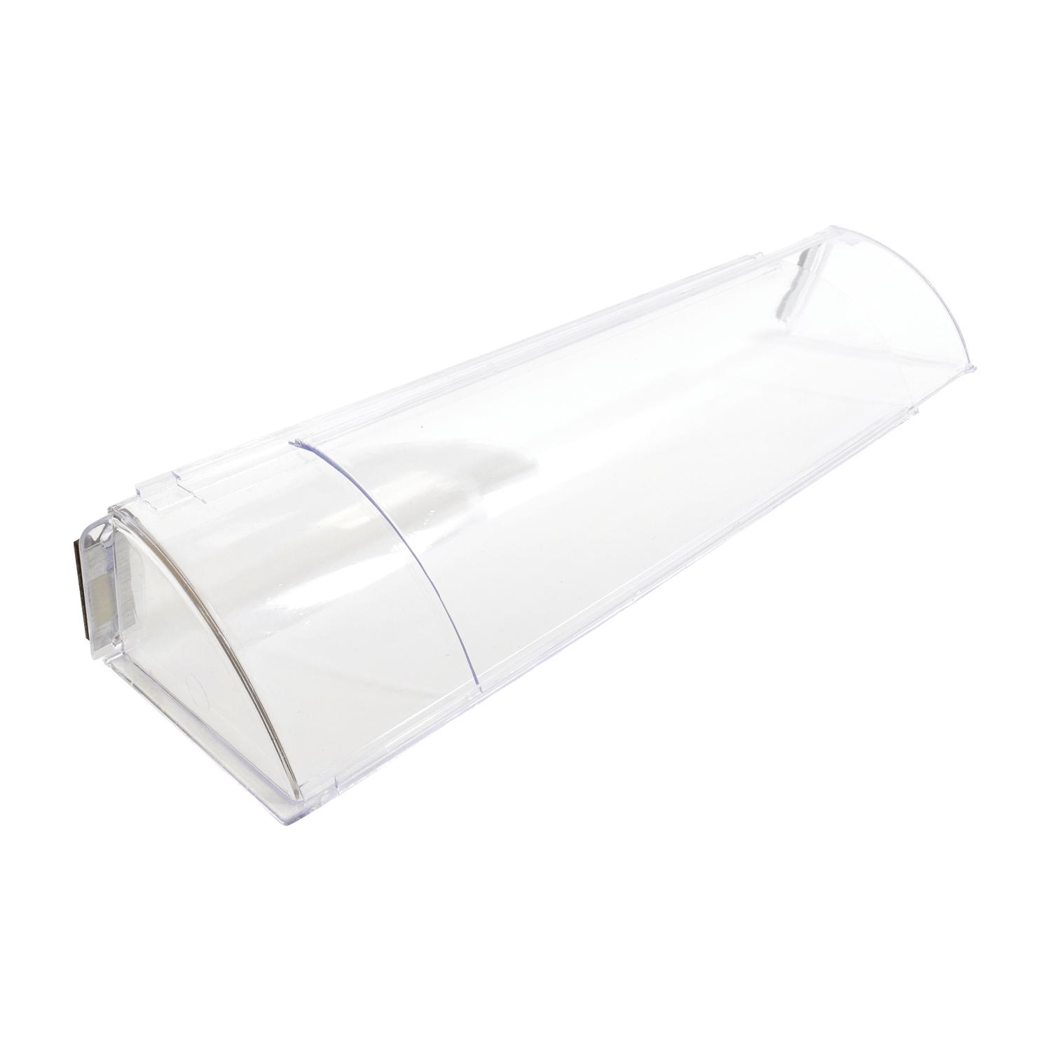 Deflect-O Jordan 5 in. H X 15-1/2 in. W 1-Way Clear Plastic Air Deflector