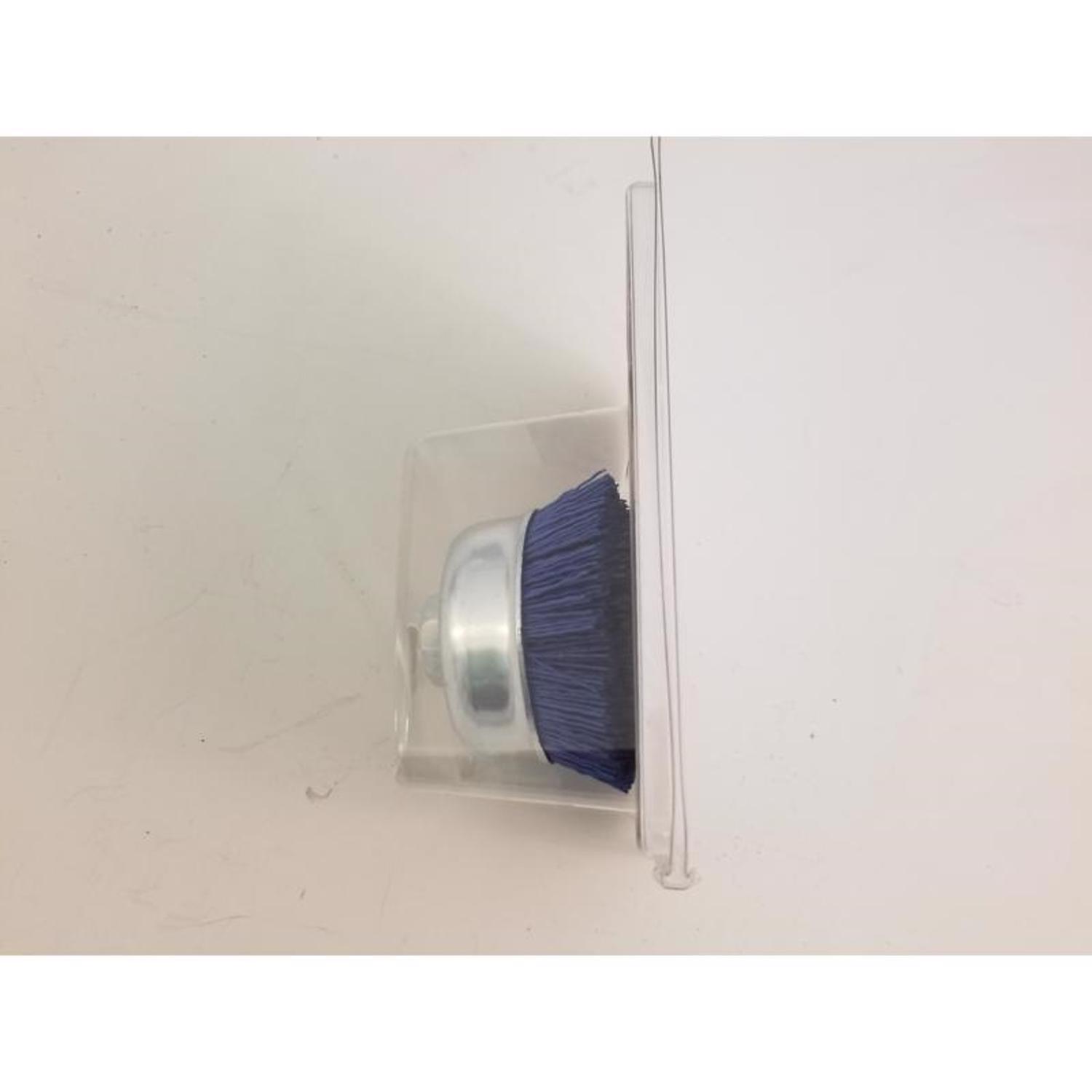 Dico Nyalox 2.5 in. D X 1/4 in. X 1/4 in. D Crimped Nylon Mandrel Mounted Cup Brush 4500 rpm 1 pc