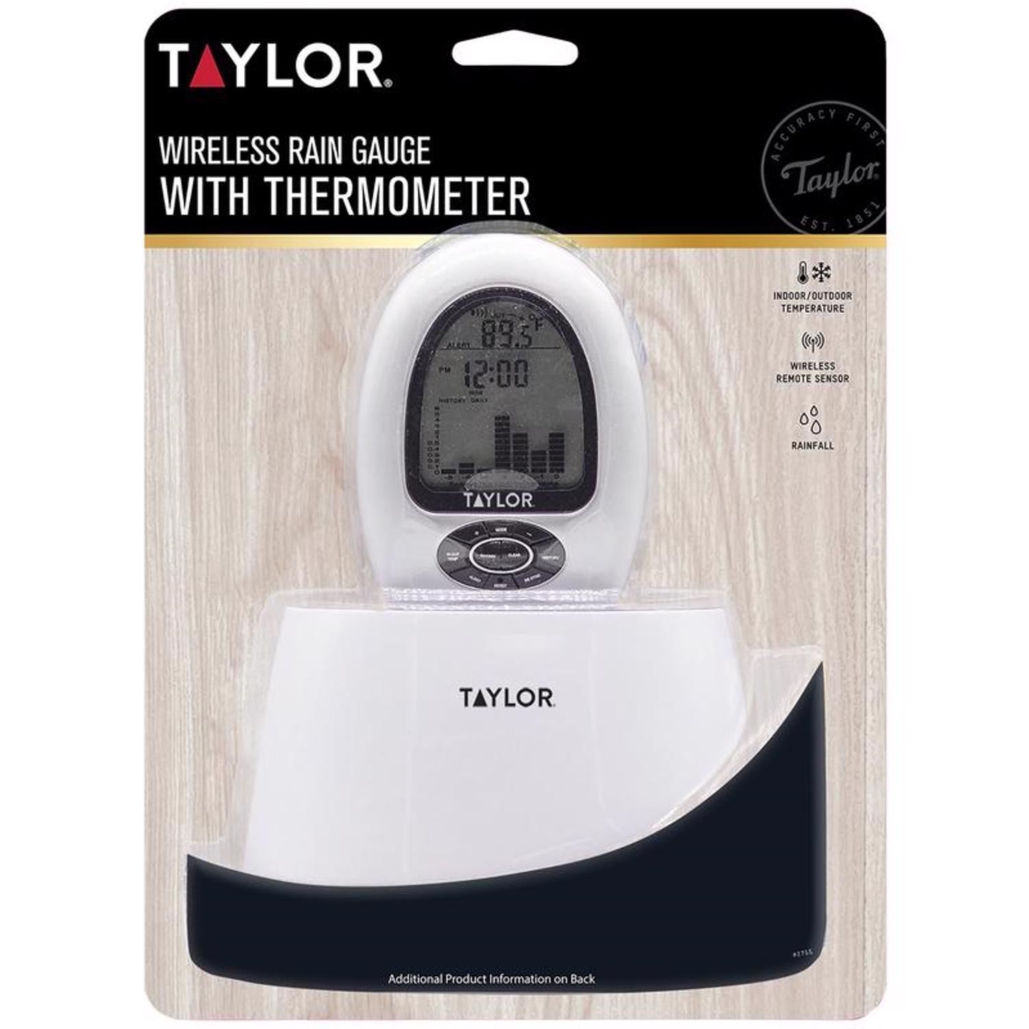 Taylor Rain Gauge Keyhole 4.25 in. W X 7.79 in. L