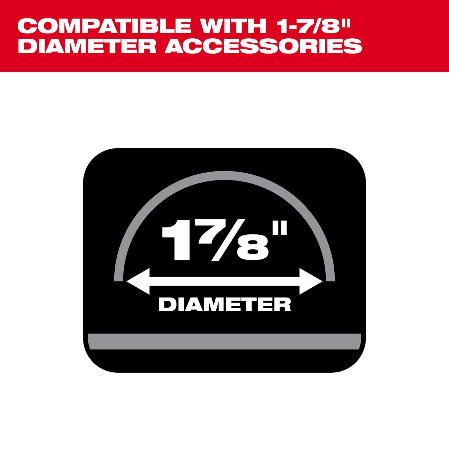 Milwaukee 9 ft. L X 1-7/8 in. D Wet/Dry Shop Vac Flexible Vacuum Hose 1 pc