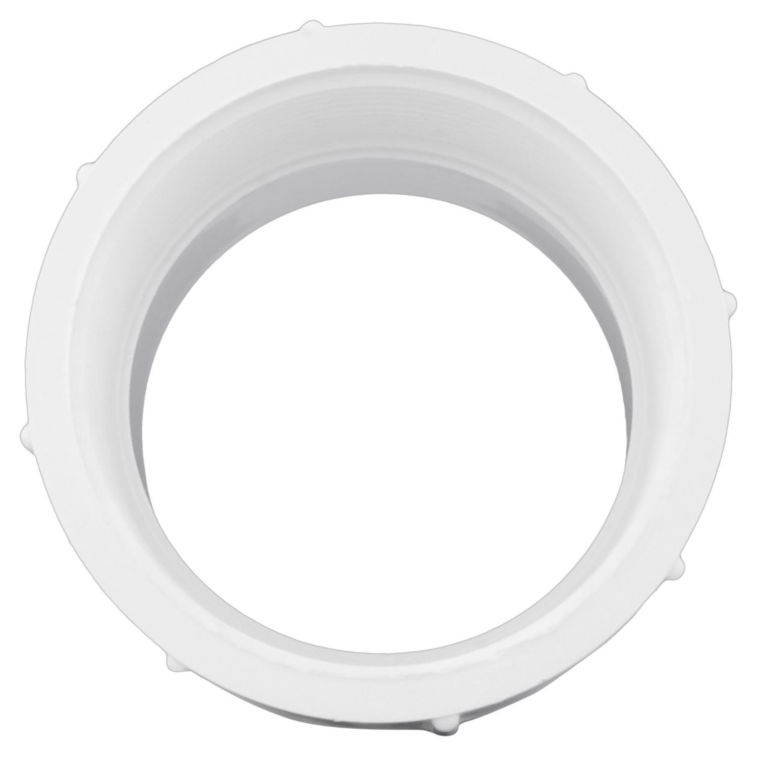 Charlotte Pipe Schedule 40 3 in. Spigot X 3 in. D FPT PVC Adapter 1 pk