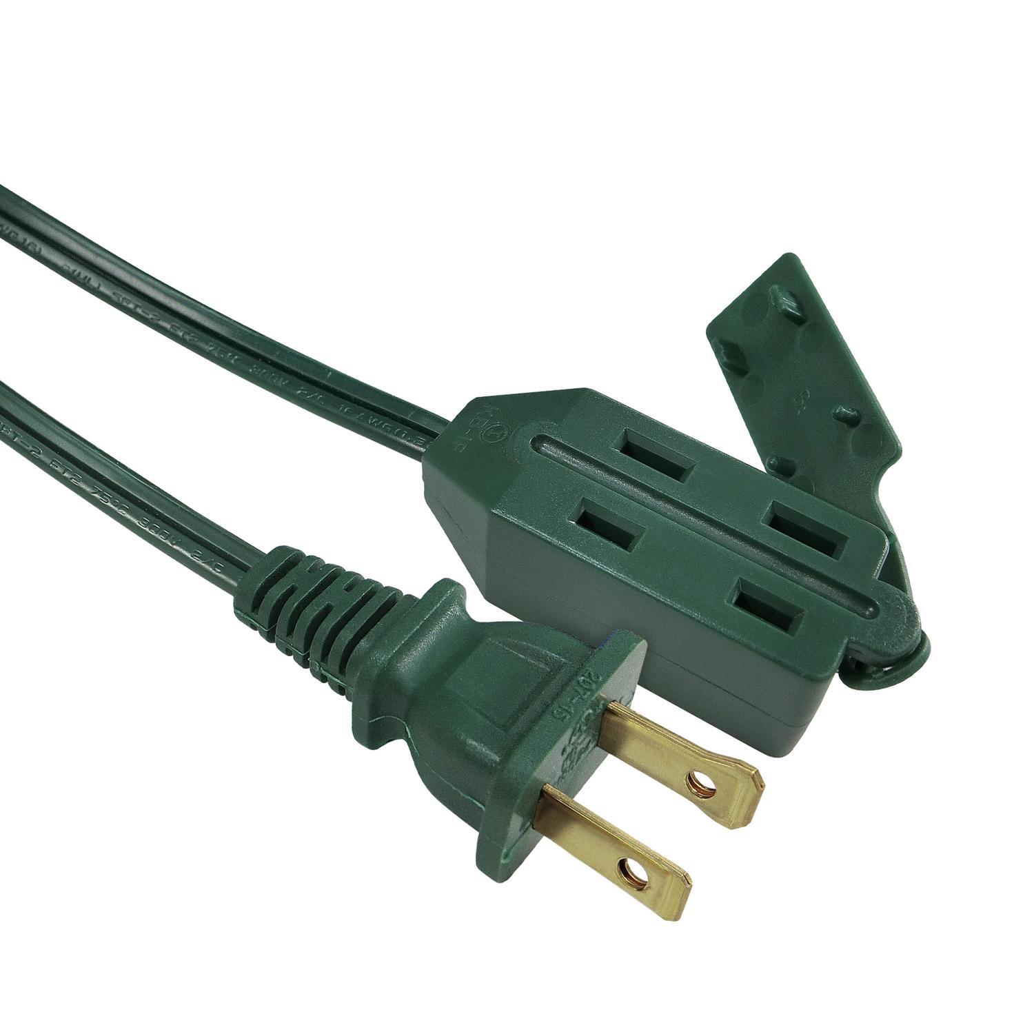 Ace Indoor 6 ft. L Green Extension Cord 16/2 SPT-2
