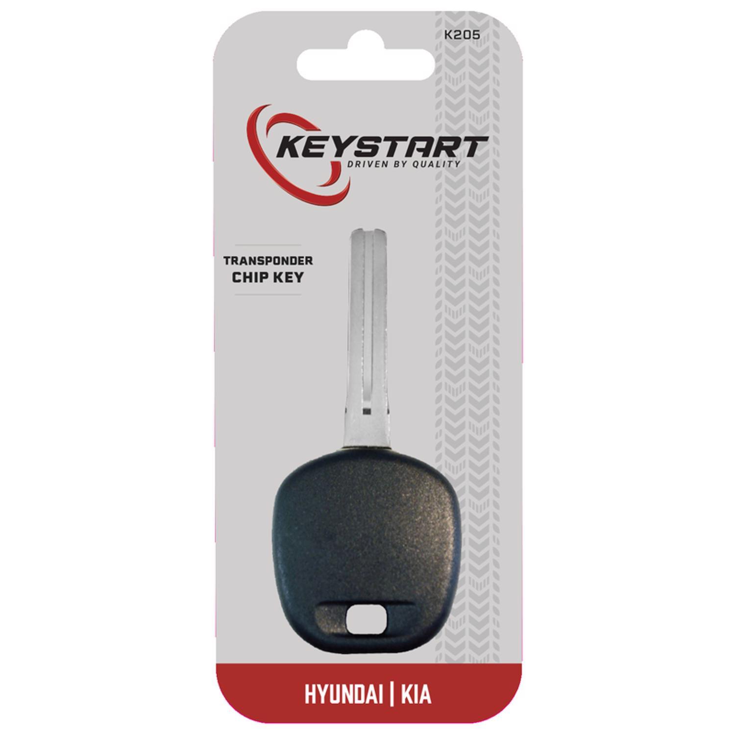 KeyStart K205 Advanced Security Automotive Transponder Modular Head Sidewinder Blade For Hyundai Kia