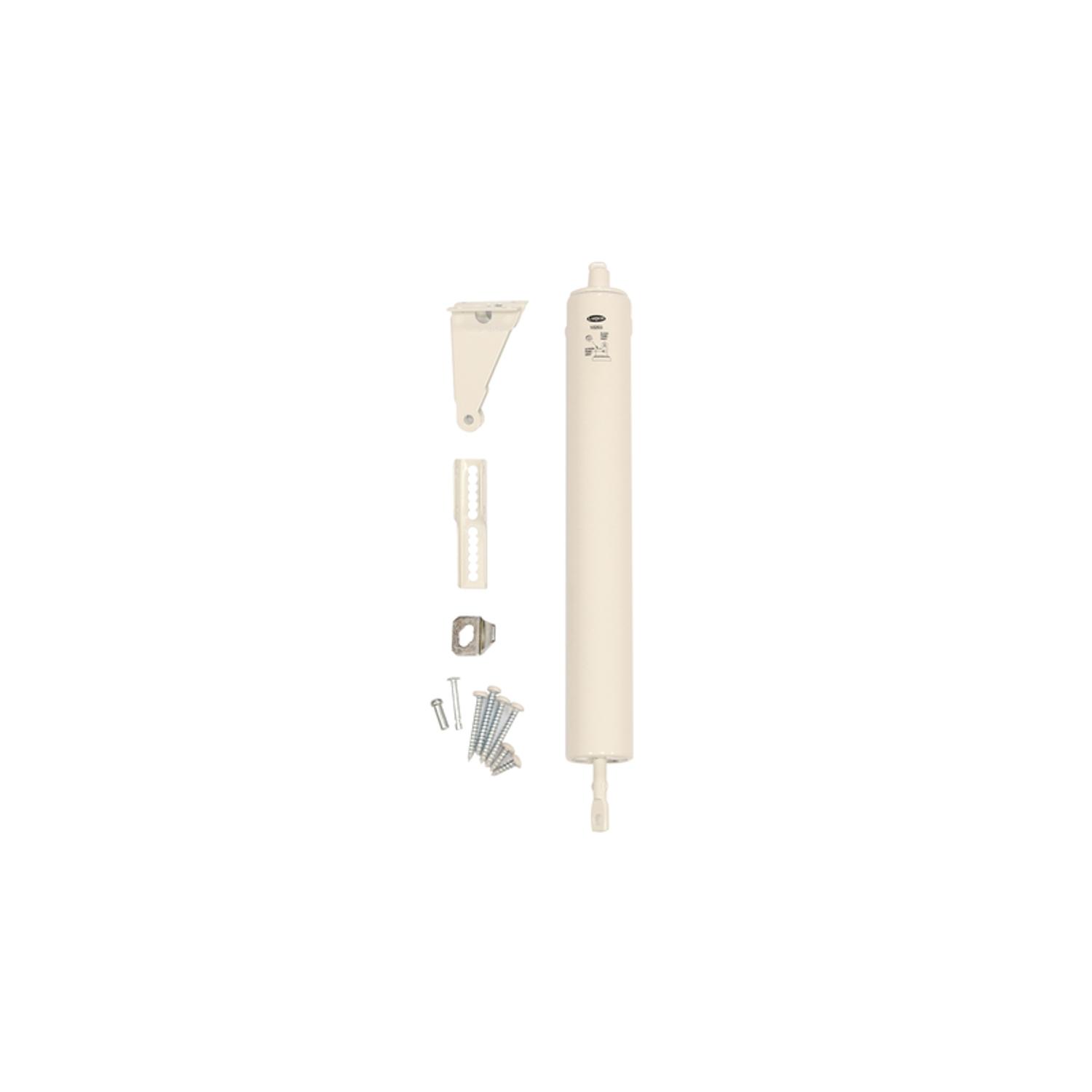 Larson Heavy Duty White Aluminum Pneumatic Door Closer