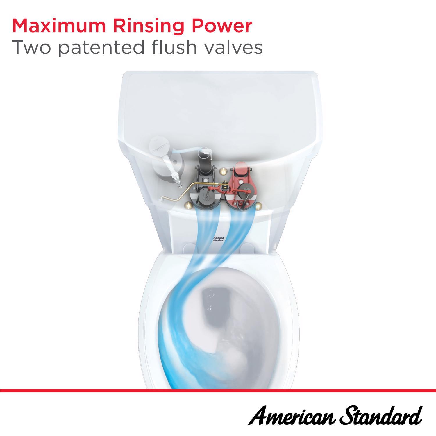 American Standard Astute Vormax ADA Compliant 1.28 gal White Elongated Complete Toilet