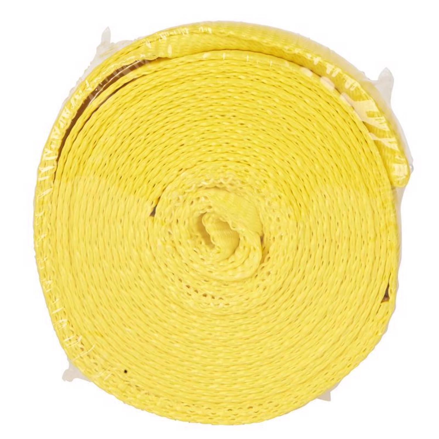 Keeper 2 in. W X 20 ft. L Yellow Vehicle Recovery Strap 7000 lb 1 pk