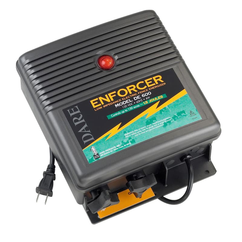 Dare Enforcer 110 V Electric-Powered Fence Energizer 150 acre Black
