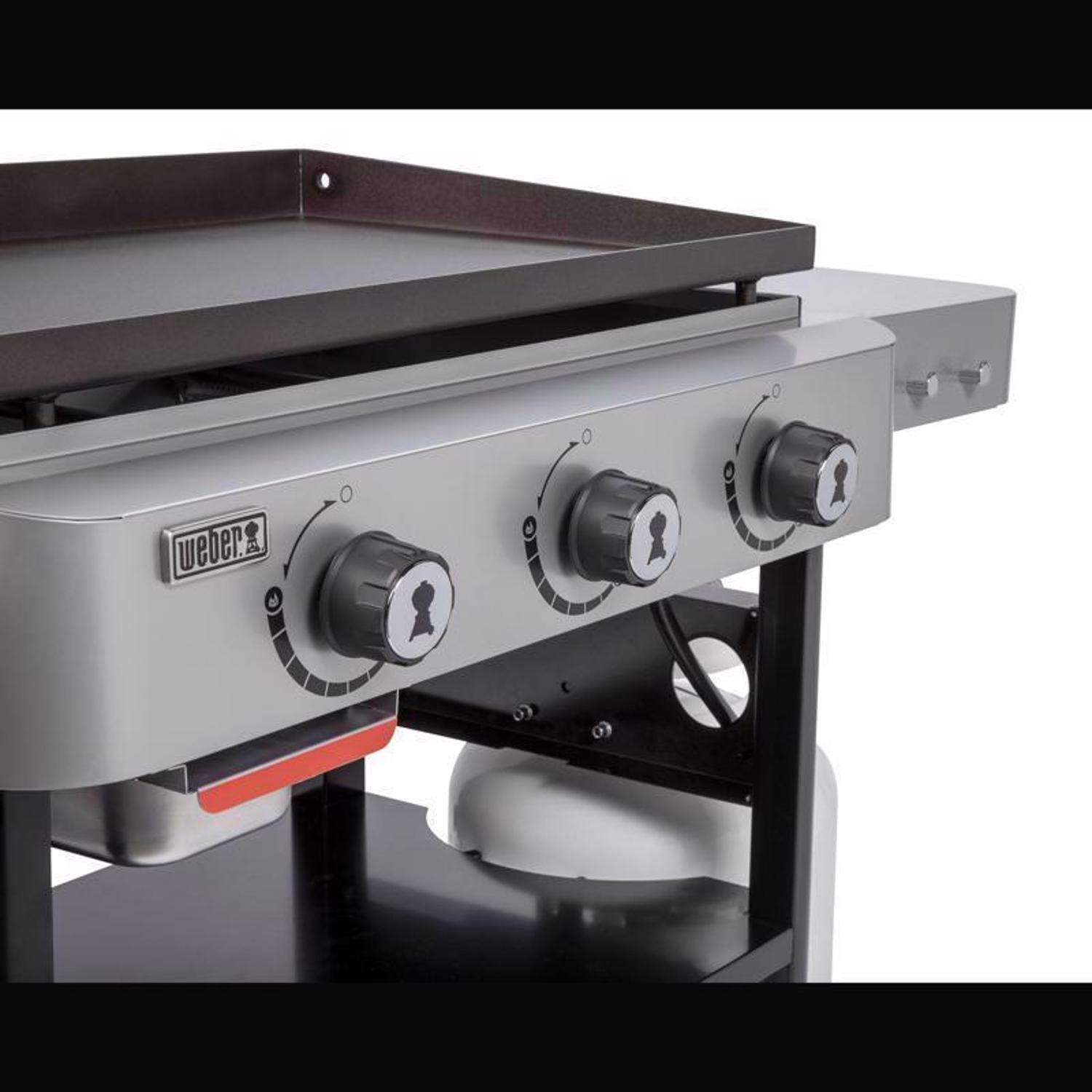 Weber 3 Burner Liquid Propane Outdoor Griddle Black