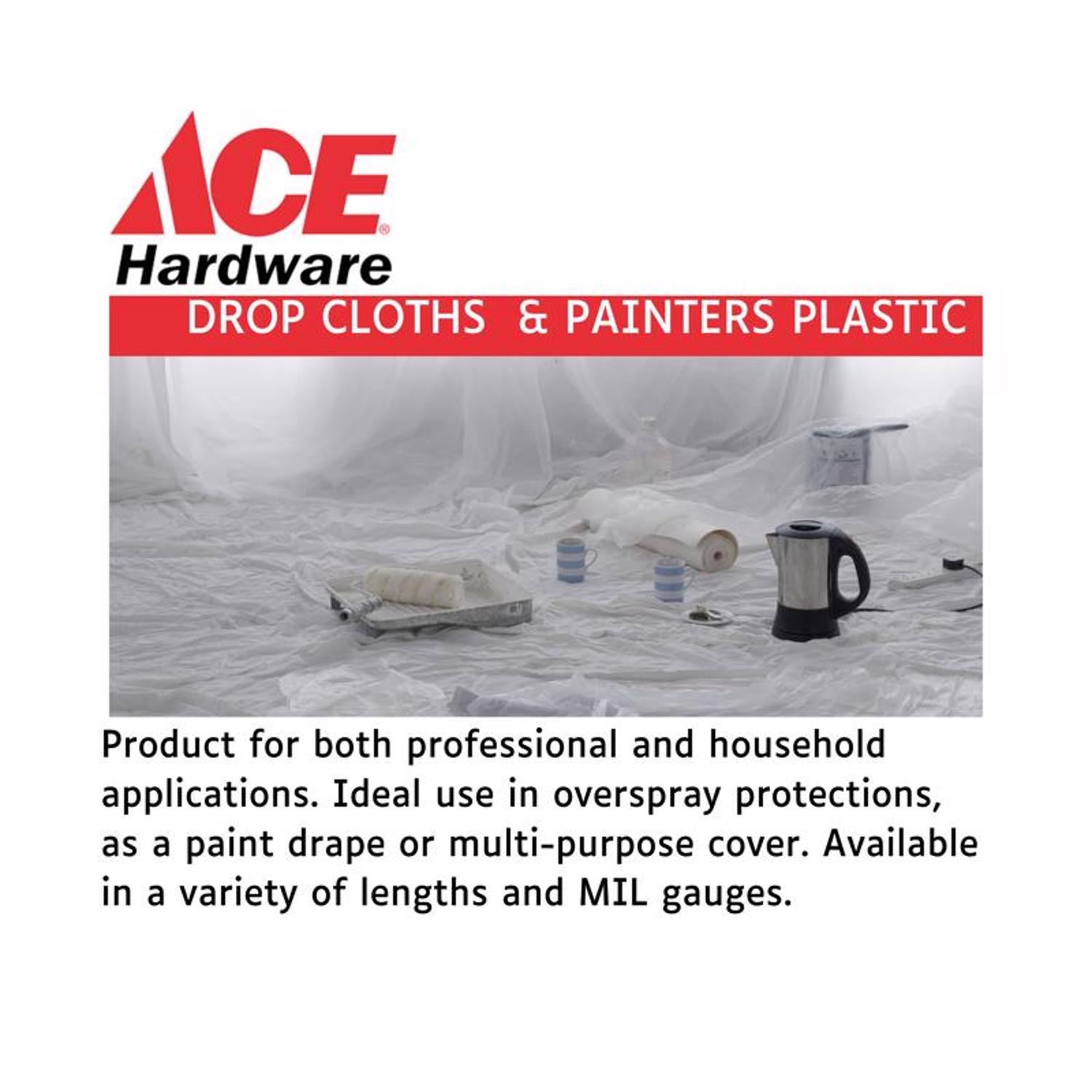 Ace Plastic Sheeting 6 mil X 10 ft. W X 25 ft. L Polyethylene Clear 1 pk