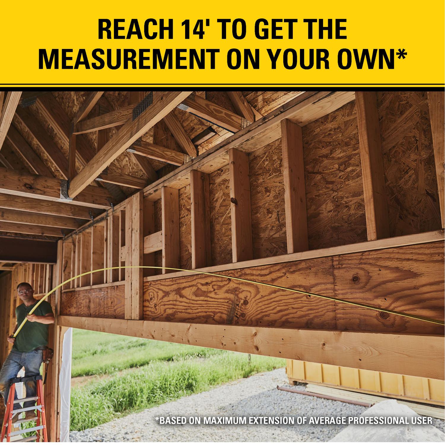 Stanley FatMax 30 ft. L X 1.25 in. W Compact Wide Blade Tape Measure 1 pk