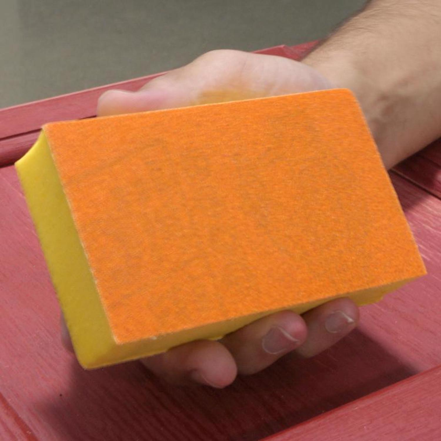 Ace 5 in. L X 3 in. W X 1 in. 180 Grit Extra Fine 2-Sided Sanding Sponge