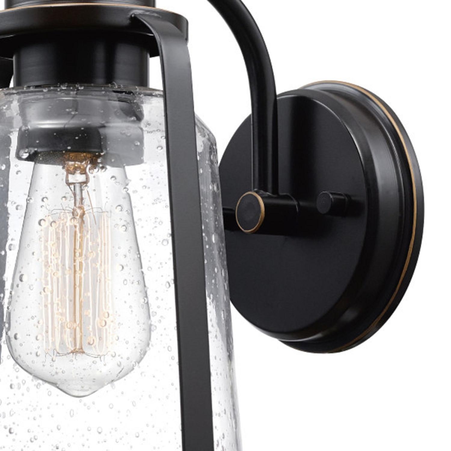 Globe Electric Vintage 1-Light Oil Rubbed Bronze Roth Wall Sconce