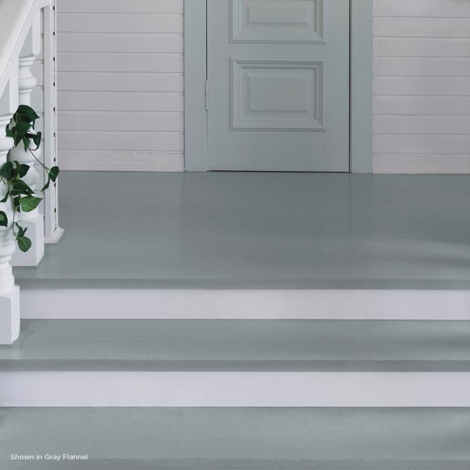 Valspar Porch, Floor & Patio Anti-Skid Flat Ultra White Floor Paint 1 gal