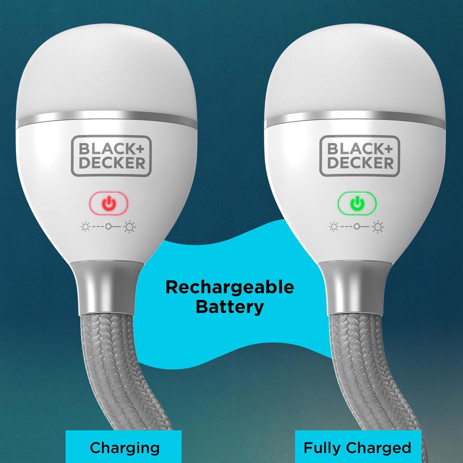 Black+Decker White LED Bendable Work Light