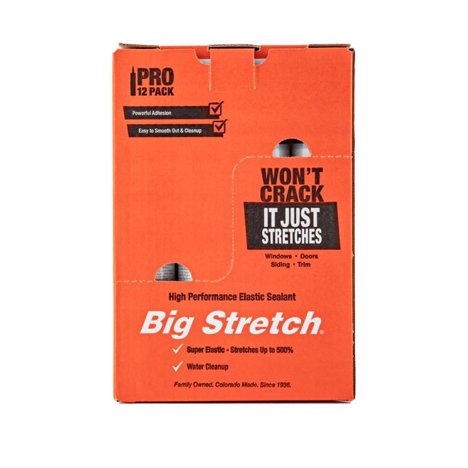 Sashco Big Stretch Woodtone Elastomeric Acrylic Latex Door/Siding/ Window Caulk 10.5 oz