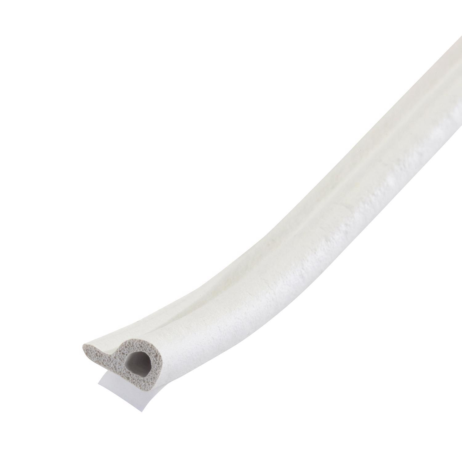M-D Building Products White EPDM Rubber Foam Weather Stripping Tape For Doors and Windows 204 in. L