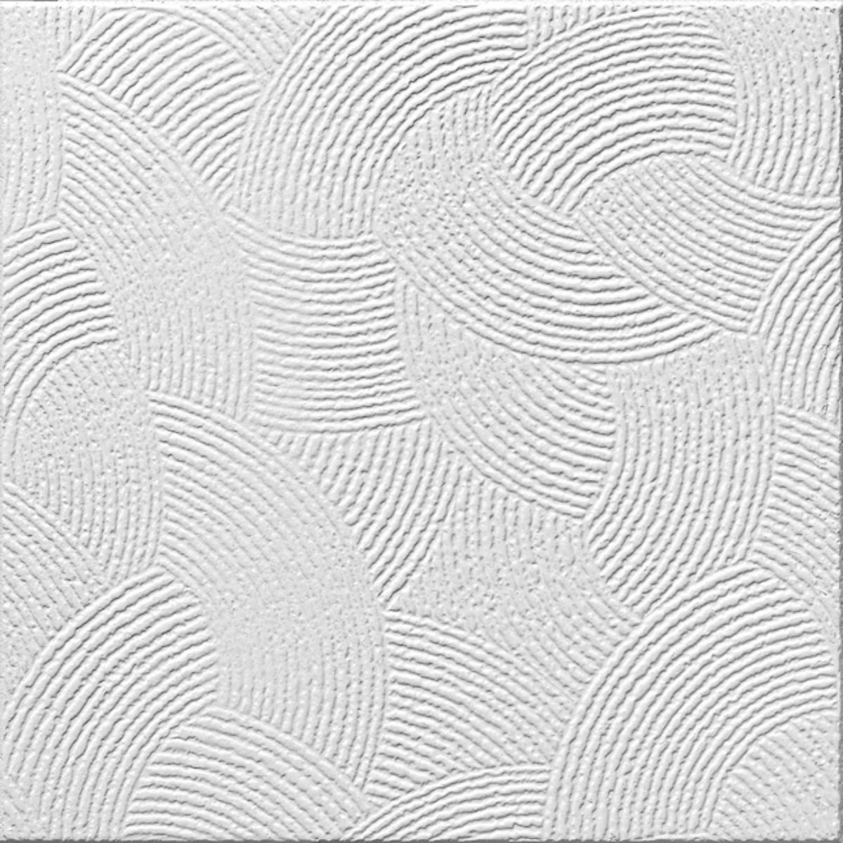 Armstrong Ceilings 1-ft. x 1-ft. PINEHURST White Mineral fiber Surface-mount Ceiling Tile