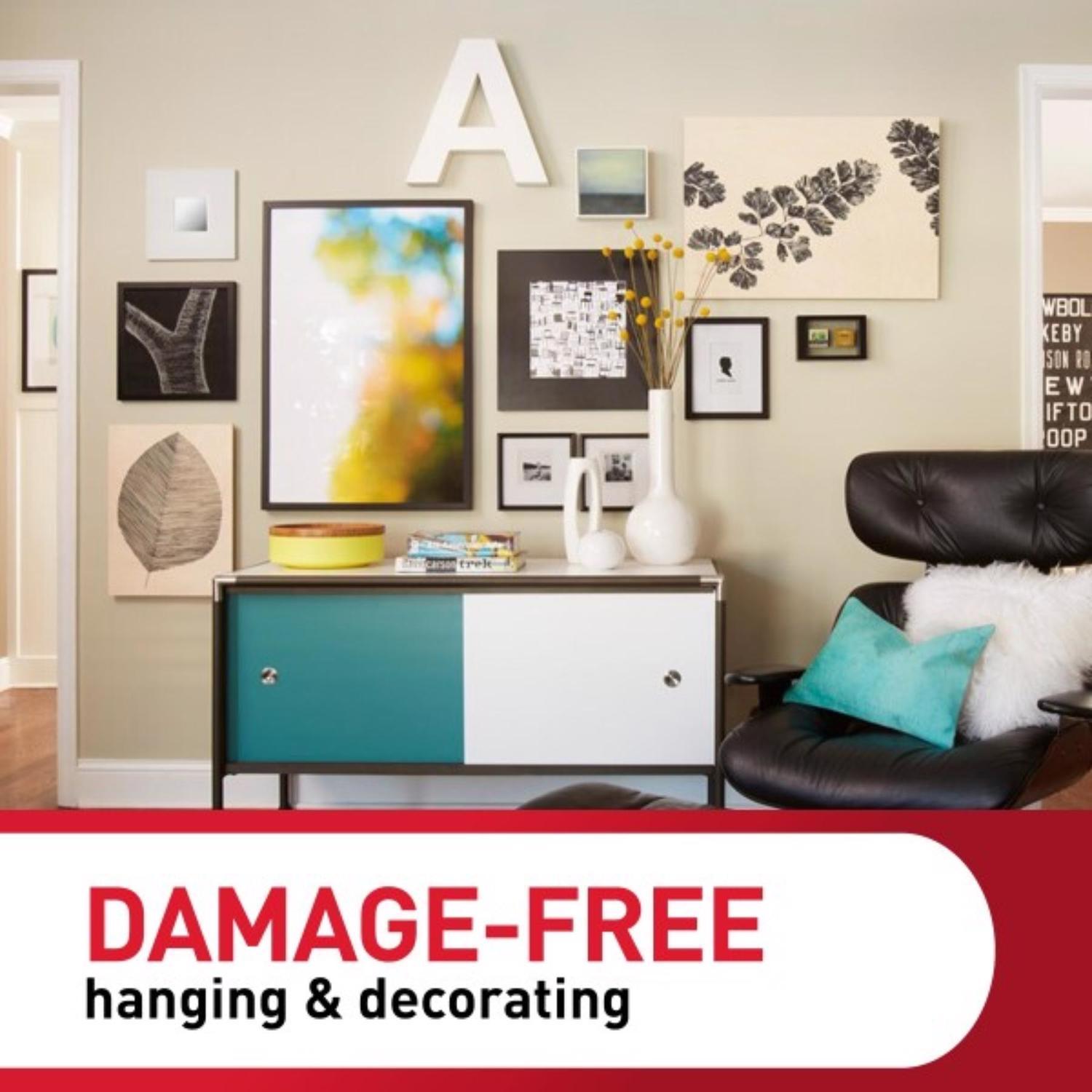 3M Command White Assorted Picture Hanging Set 4 lb 16 pk