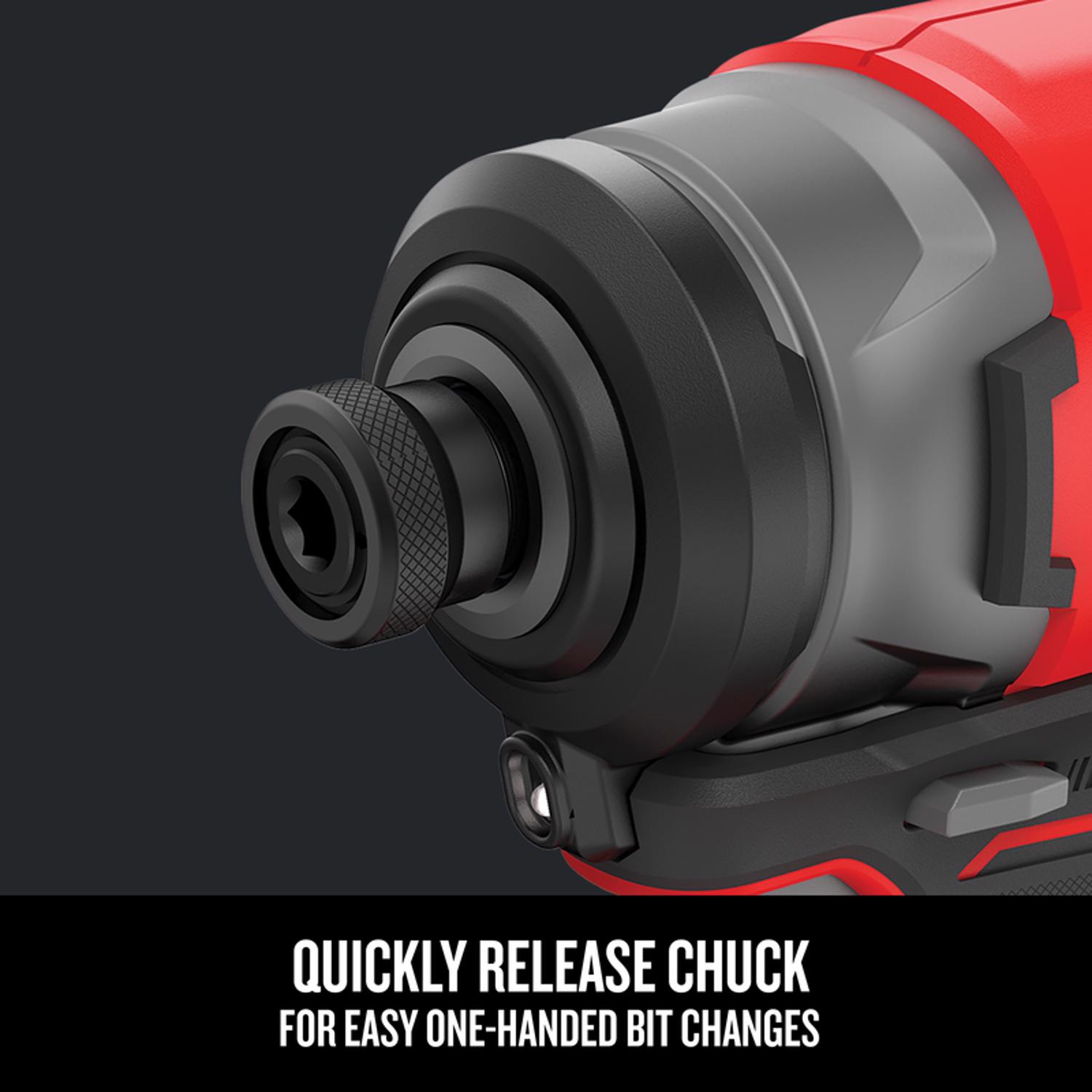 Craftsman V20 1/4 in. Cordless Brushless Impact Driver Kit (Battery & Charger)