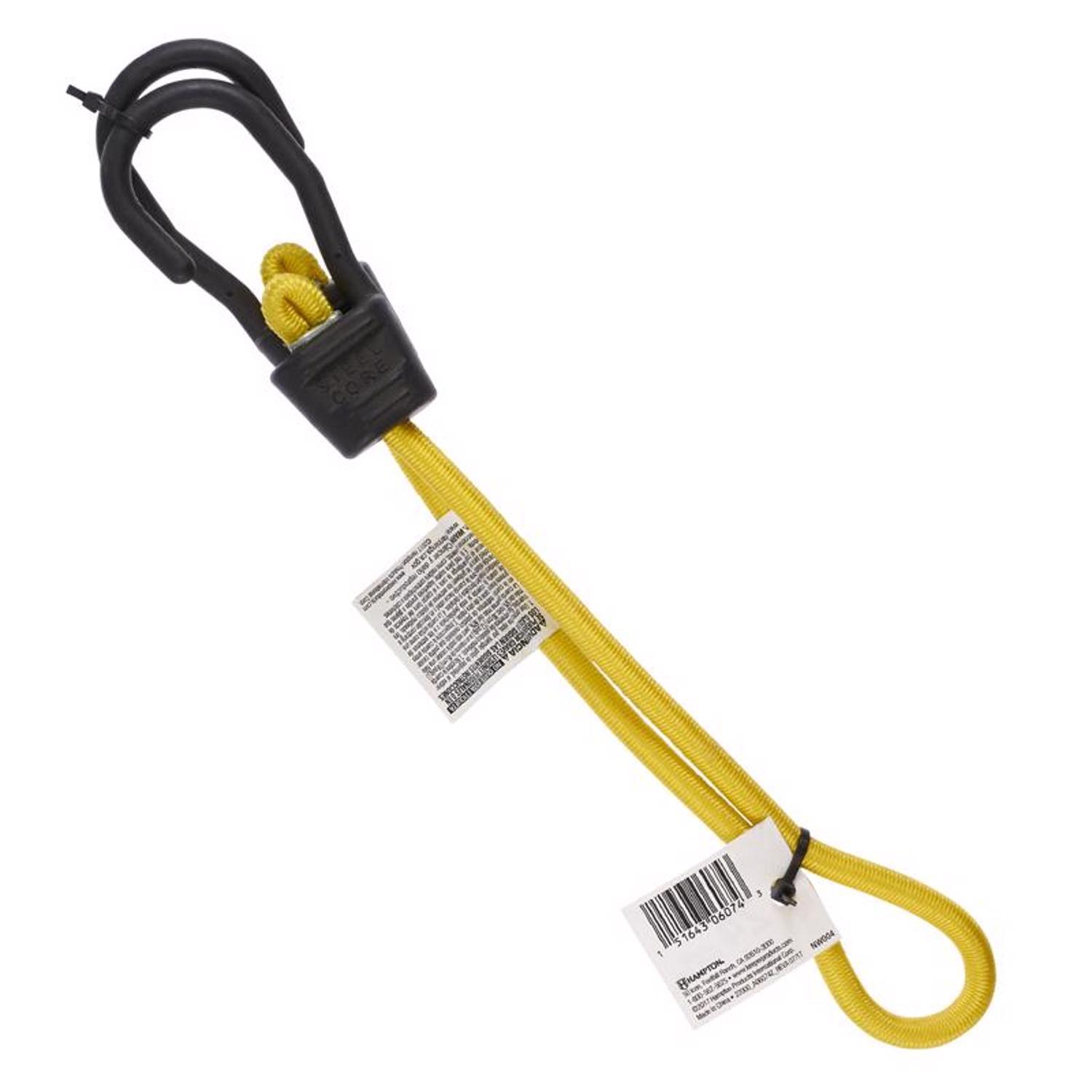 Keeper Yellow Bungee Cord 24 in. L X 0.374 in. 1 pk