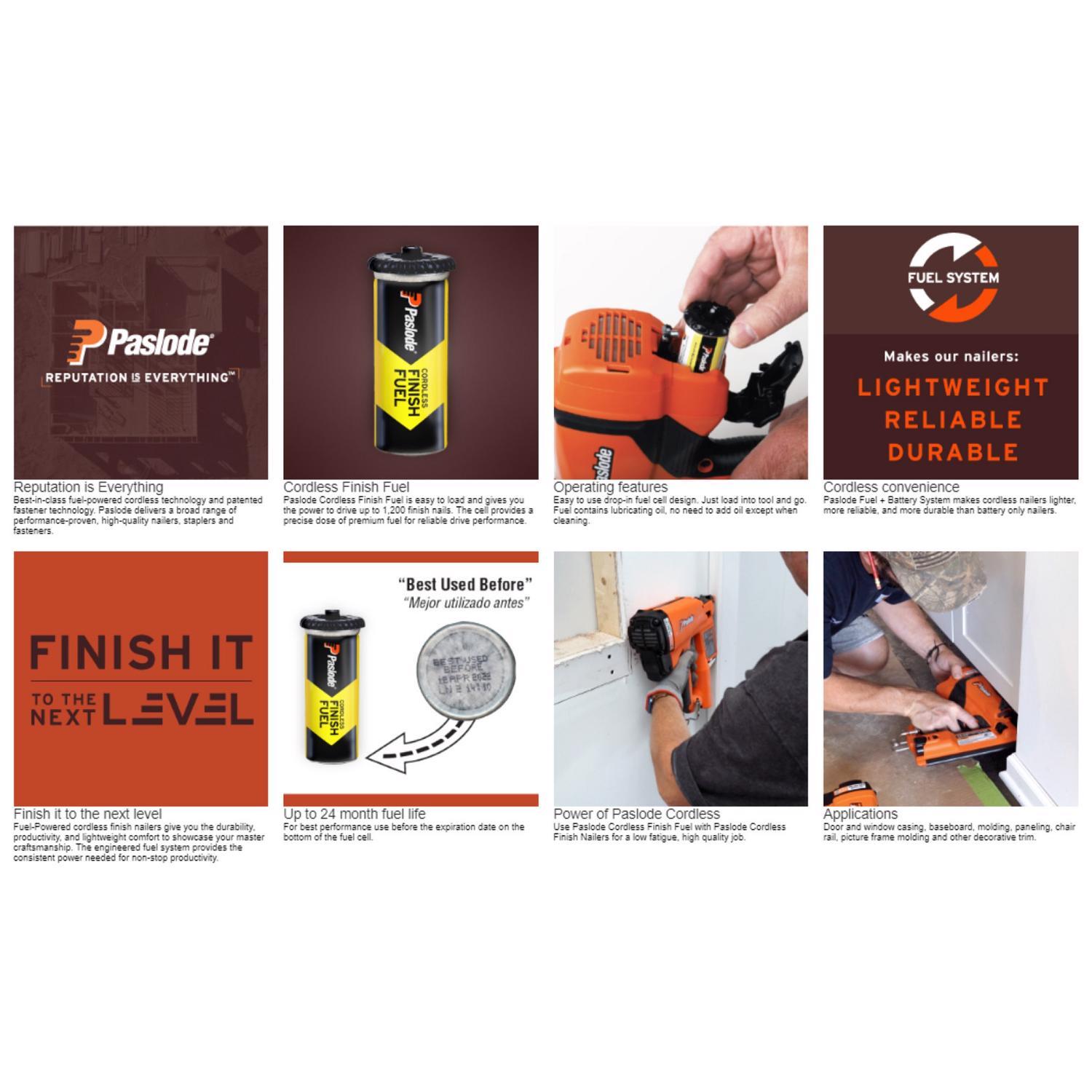 Paslode Trim Nailer Fuel 2 pk