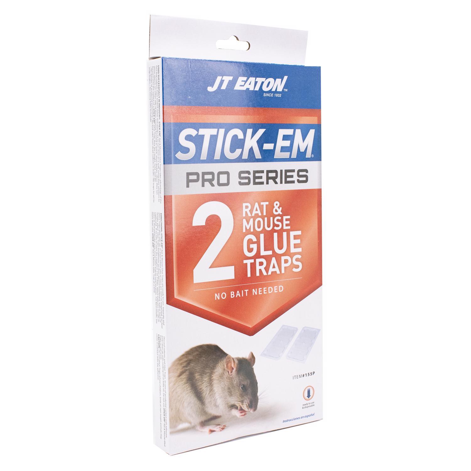 JT Eaton Stick-Em Pro Series Medium Glue Board Trap For Rodents 2 pk