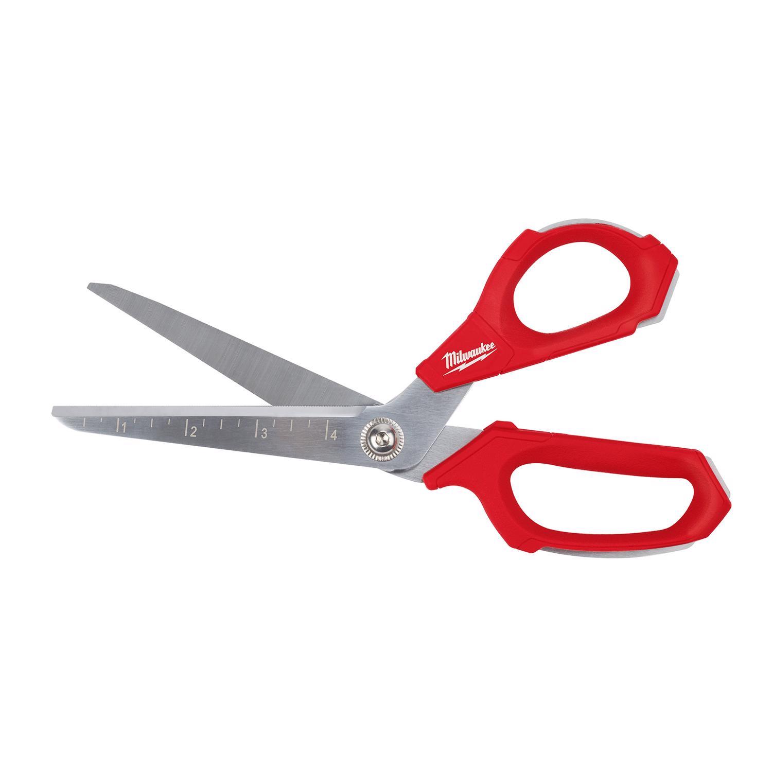 Milwaukee 9.3 in. Iron Carbide Smooth Offset Jobsite Scissors 1 pc