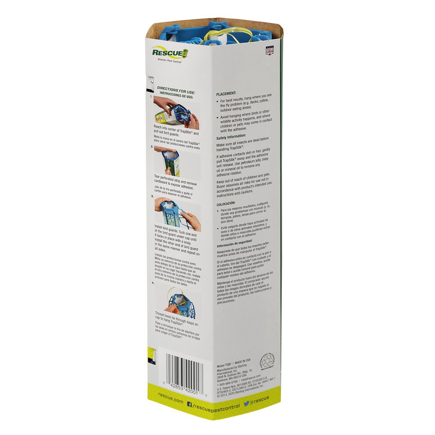 RESCUE! TrapStik Fly Trap 1 pk