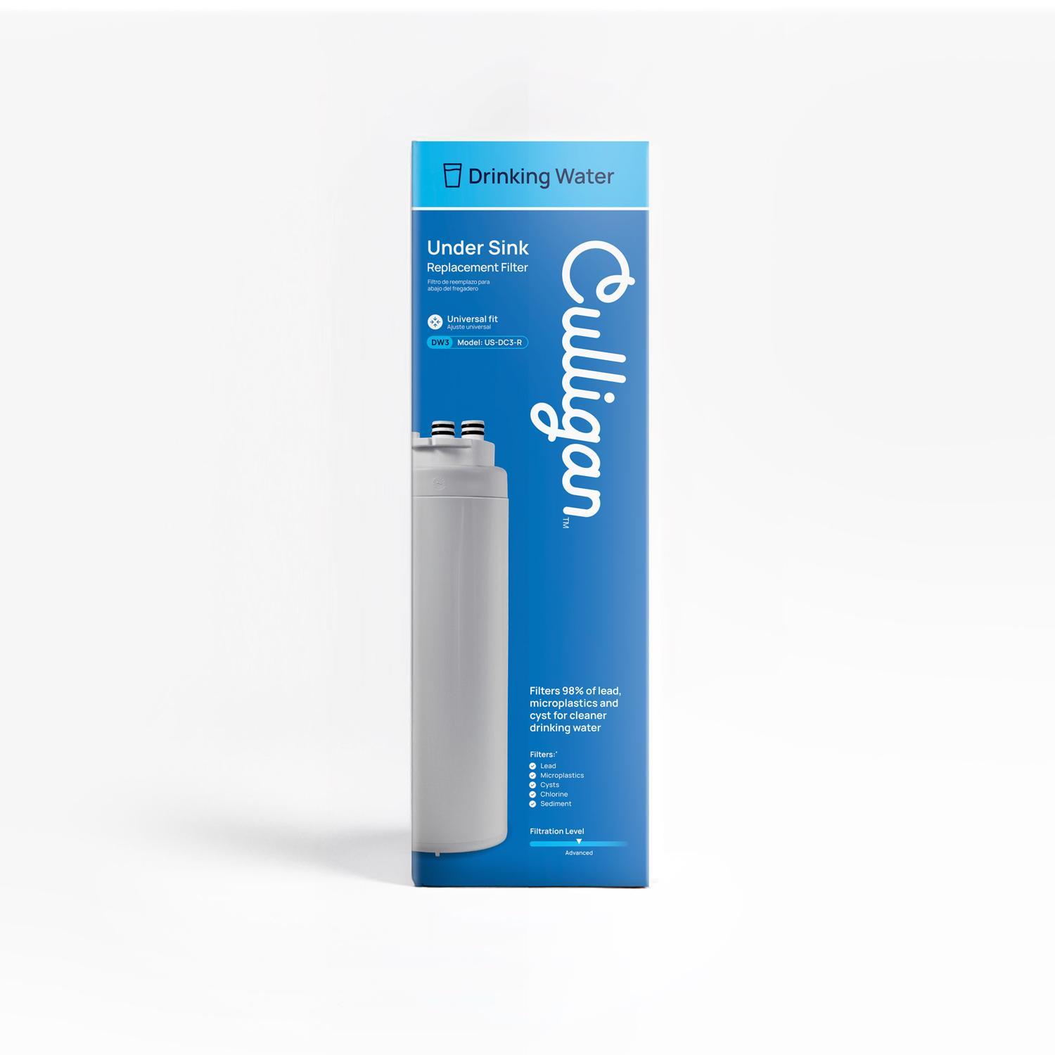 Culligan Under Sink Replacement Cartridge and Filter For Culligan US-DC3