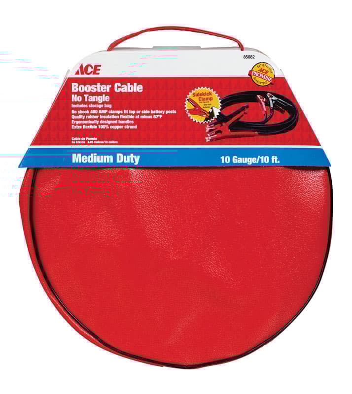 Ace 10 ft. 10 Ga. Cable Booster and Bag 225 amps
