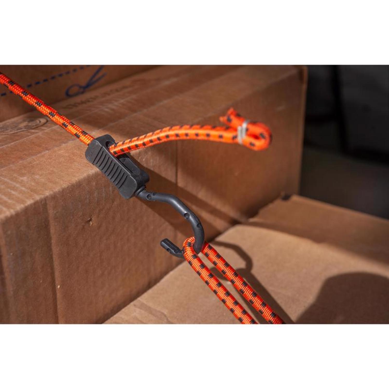 Keeper Orange Adjustable Bungee Cord 30 in. L X 0.315 in. 1 pk