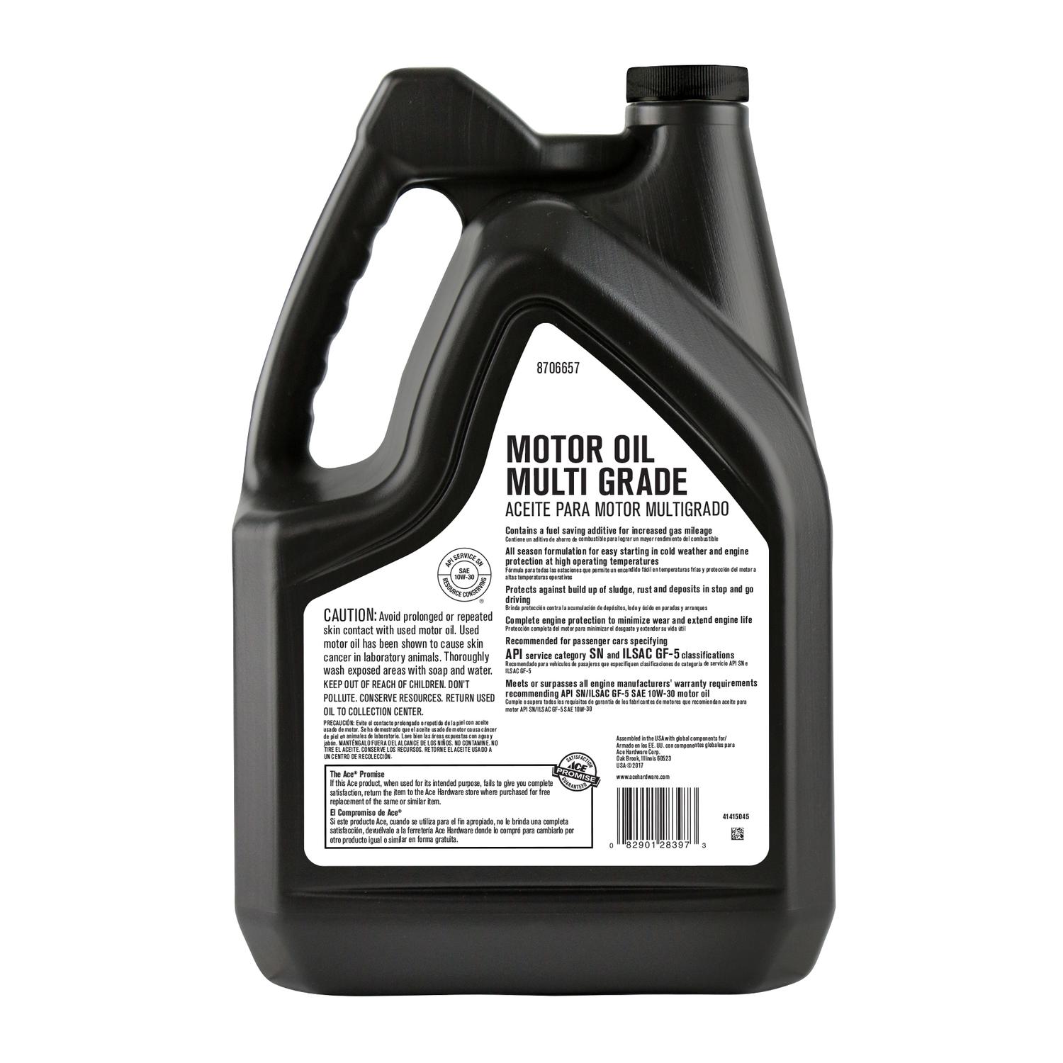 Ace 10W-30 4-Cycle Multi Grade Motor Oil 1 gal 1 pk