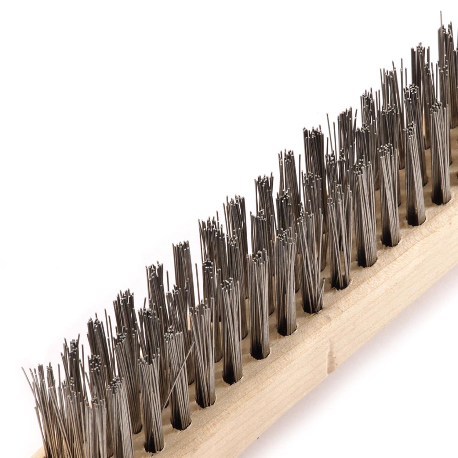 Forney 13-3/4 in. L X 2.25 in. W Scratch Brush Stainless Steel 1 pc