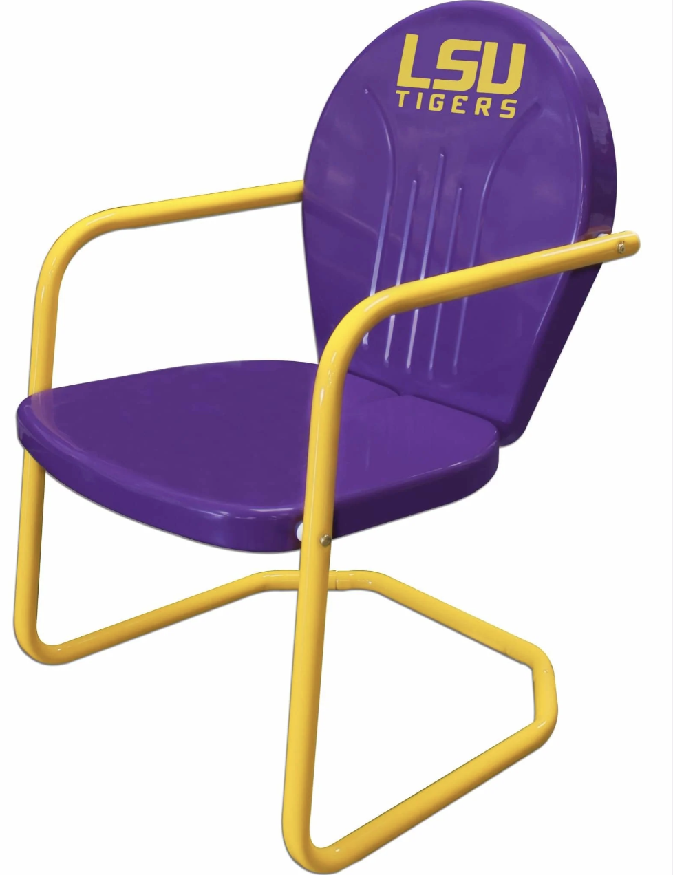 LSU Tigers Retro Metal Chair