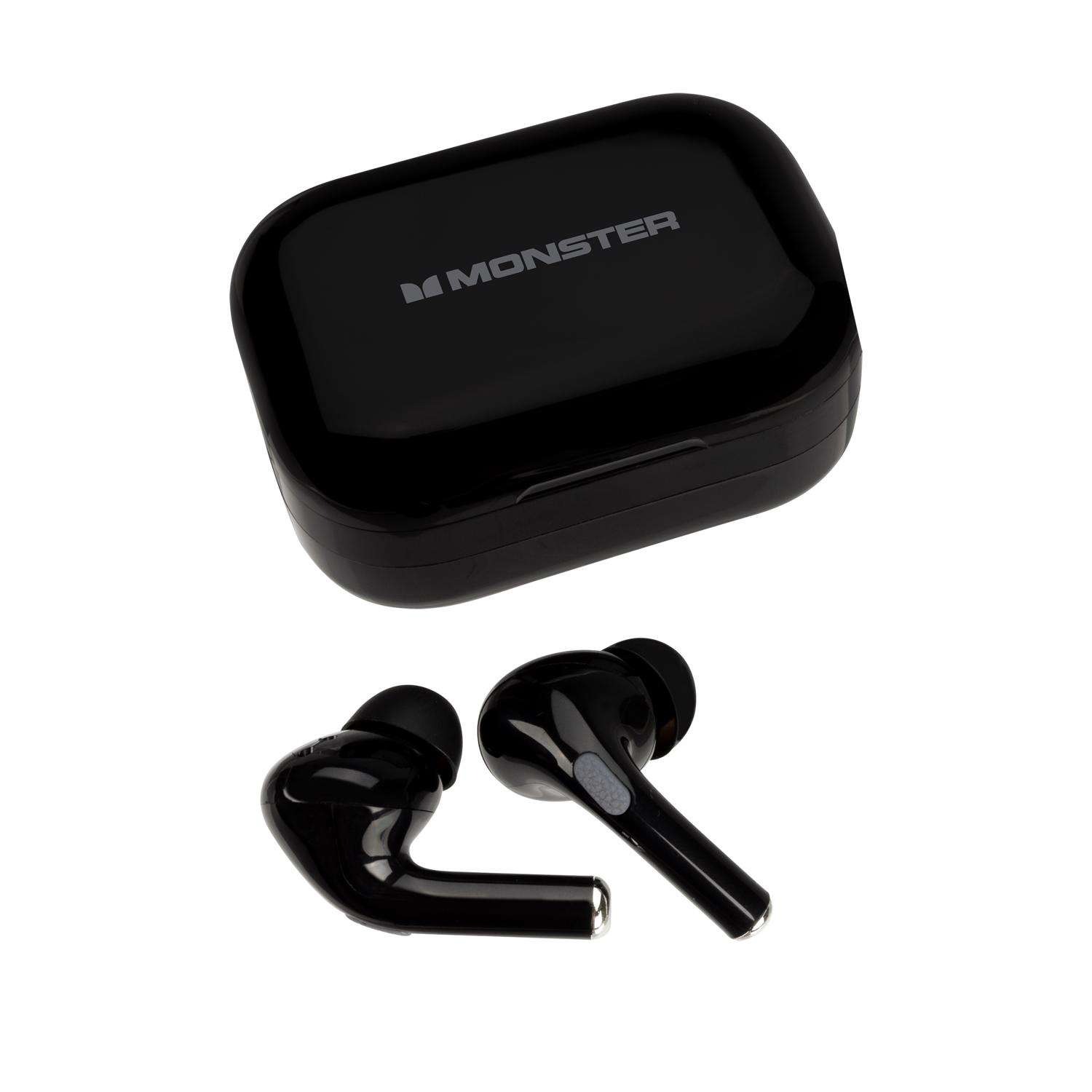 Monster Wireless Bluetooth Earbuds w/Charging Case 1 Pack
