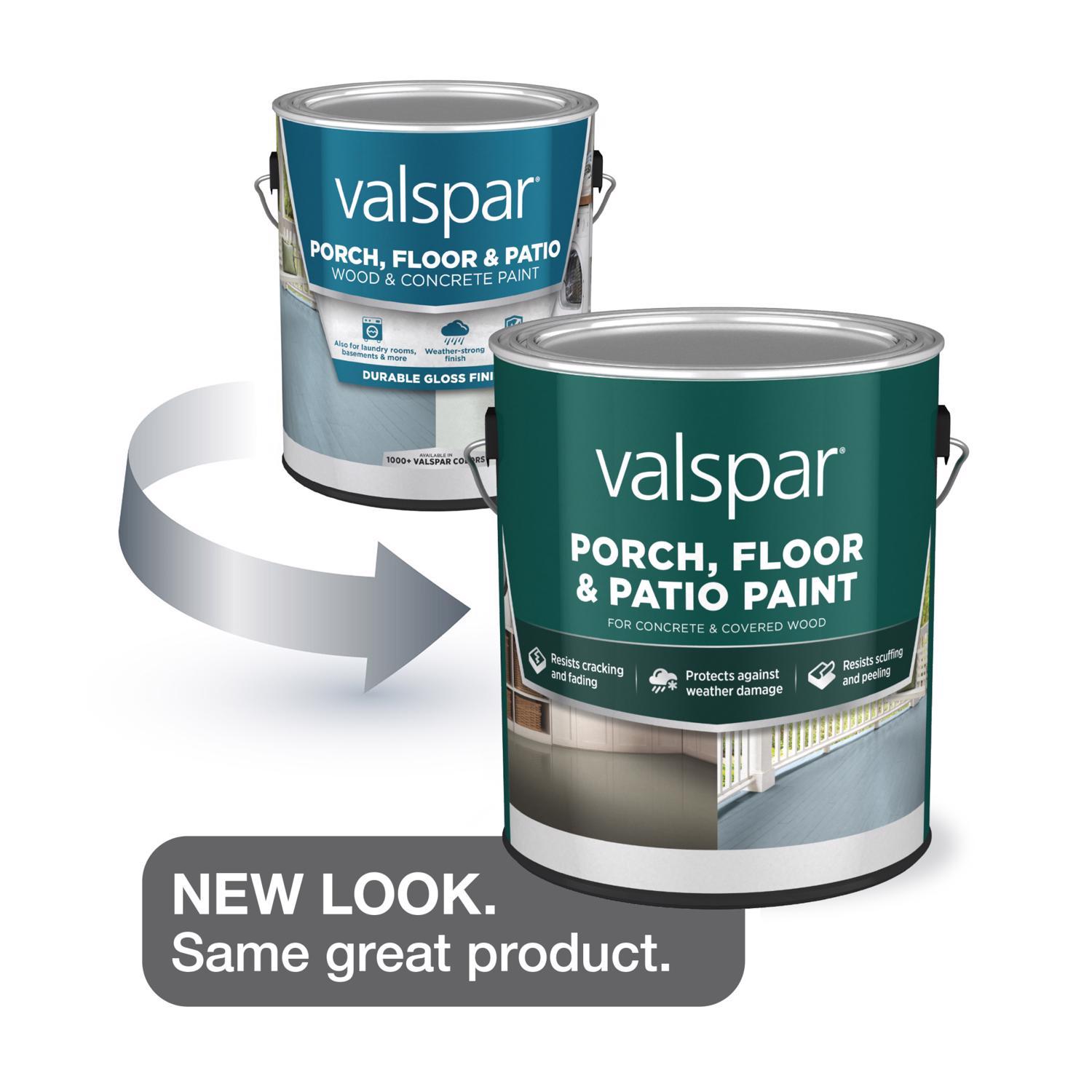 Valspar Porch, Floor & Patio Gloss Ultra White Floor Paint 1 gal