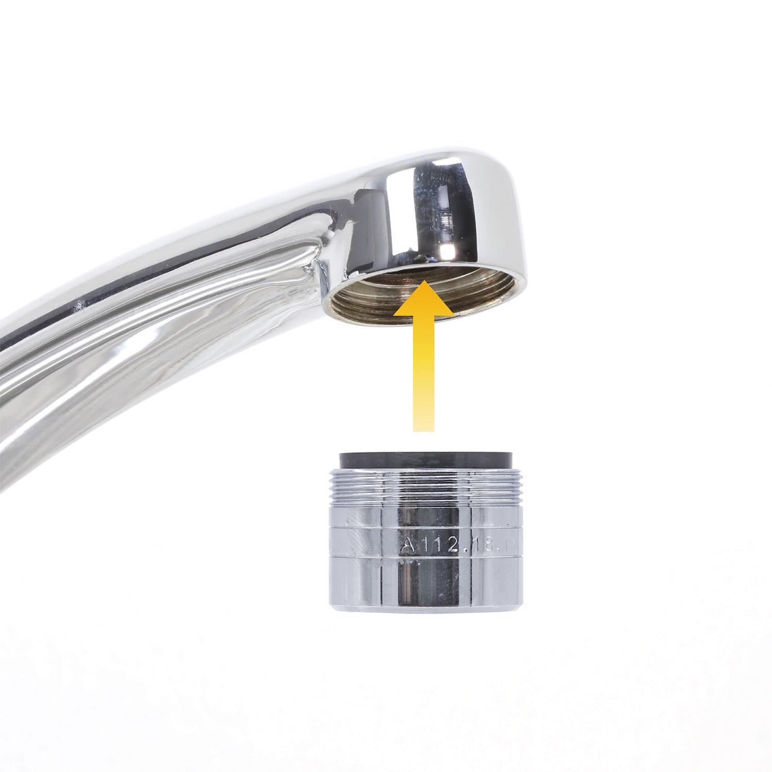 Ace Dual Thread 15/16 in.- 27M x 55/64 in.-27F Chrome Faucet Aerator