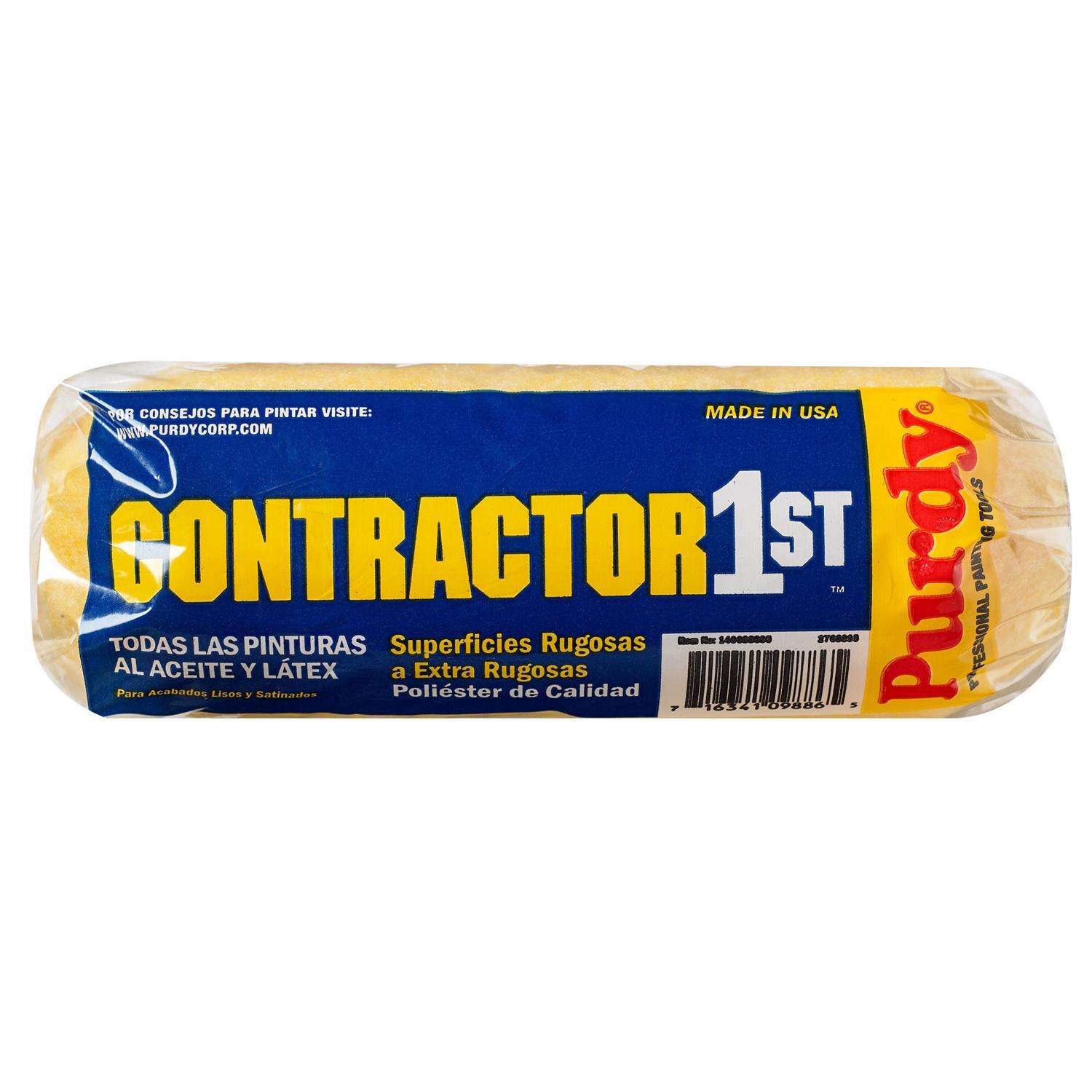 Purdy Contractor 1st Polyester 9 in. W X 1 in. Paint Roller Cover 1 pk