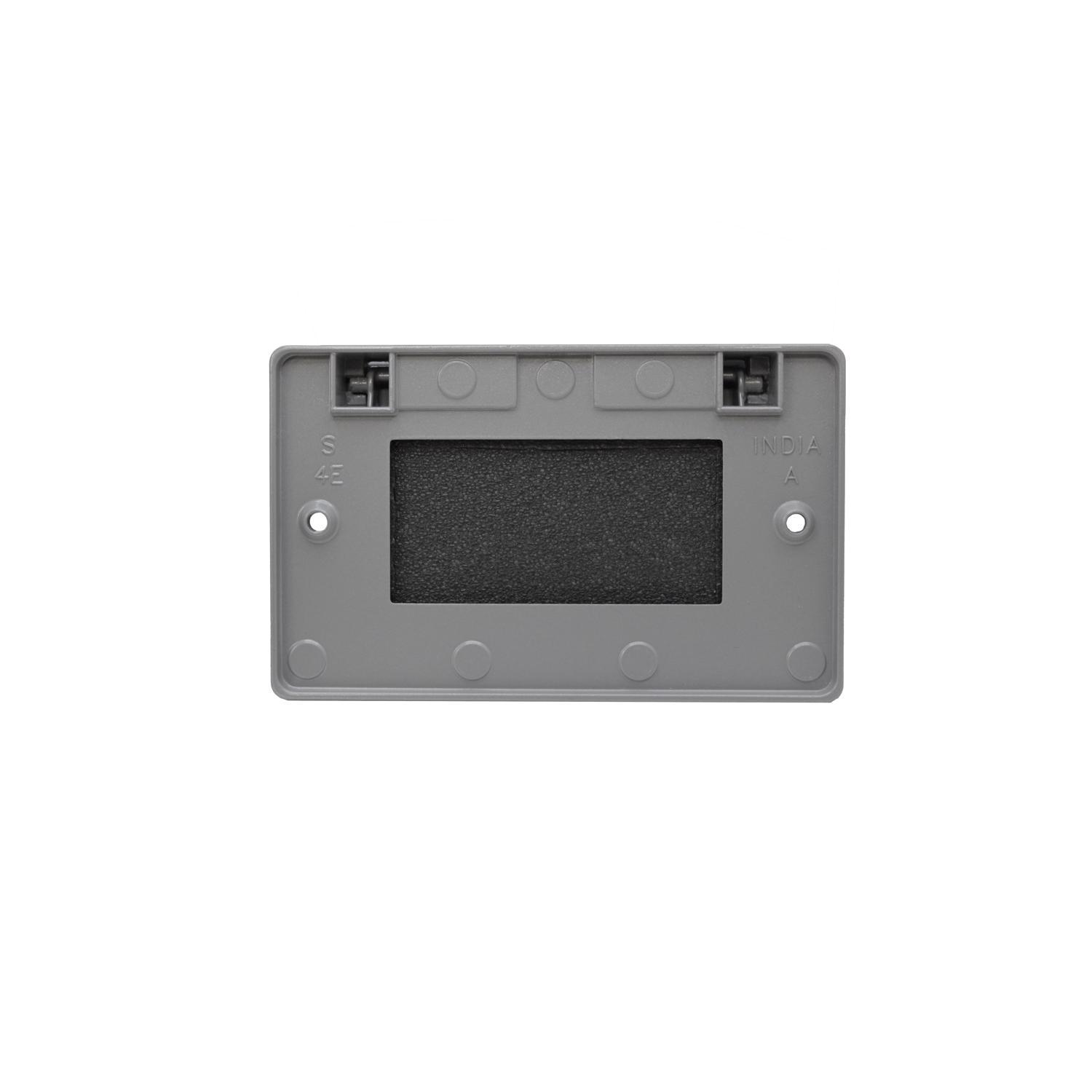 Sigma Engineered Solutions Rectangle Die-Cast Metal 1 gang 2.83 in. H X 4.57 in. W Horizontal GFCI C
