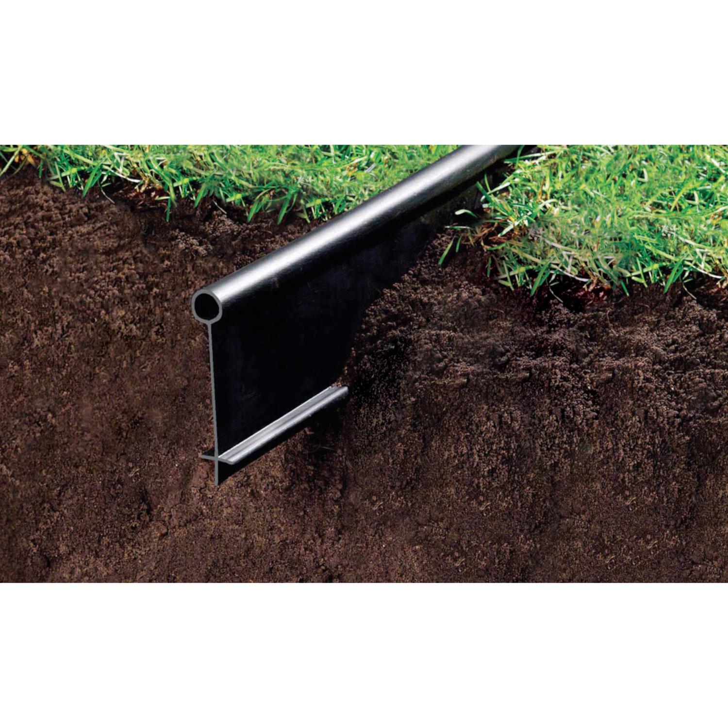 Master Mark Master Gardener 20 ft. L X 5 in. H Plastic Black Lawn Edging