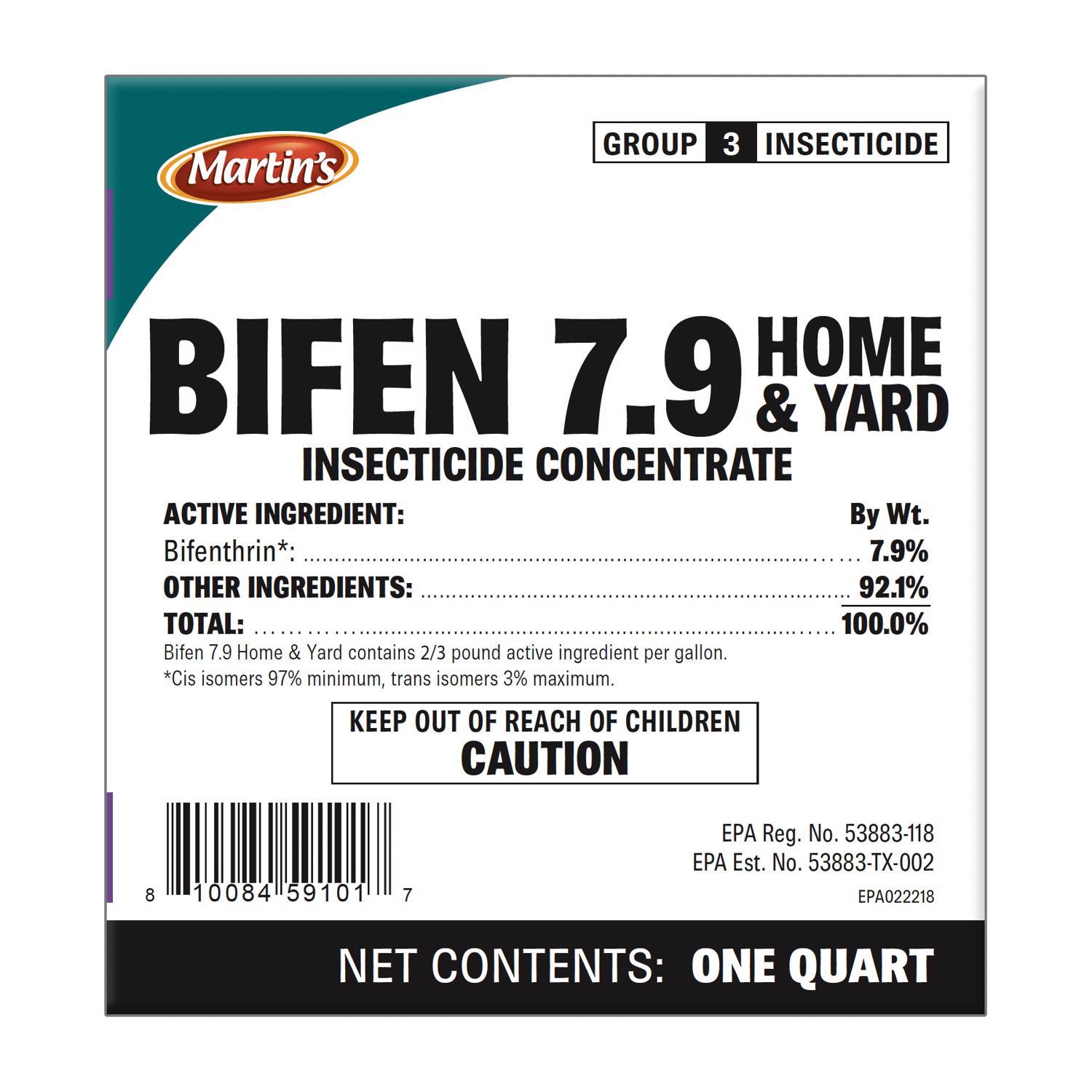 Martin's Bifen 7.9 Home & Yard Insect Killer Liquid Concentrate 16 oz