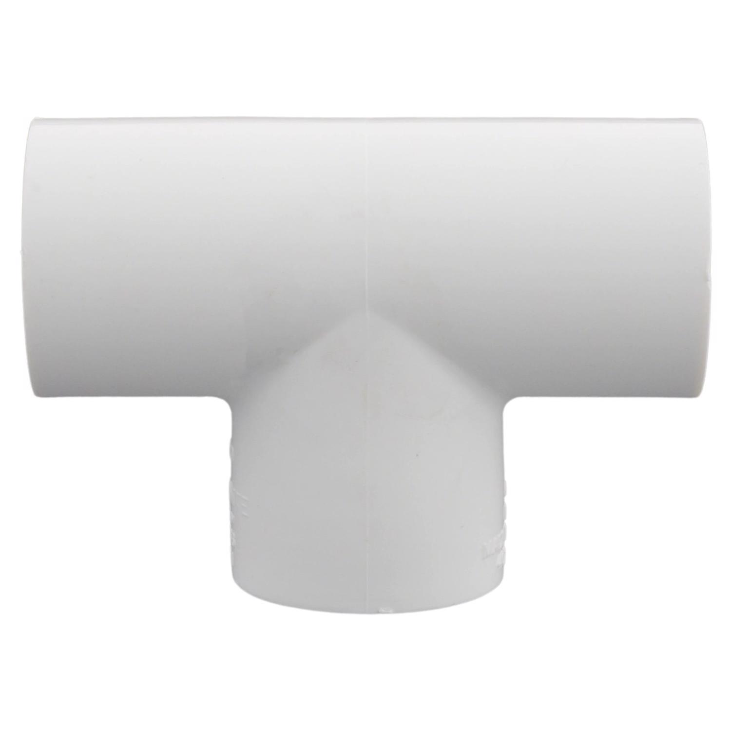 Charlotte Pipe Schedule 40 1 in. Slip X 1 in. D Slip PVC Tee 1 pk