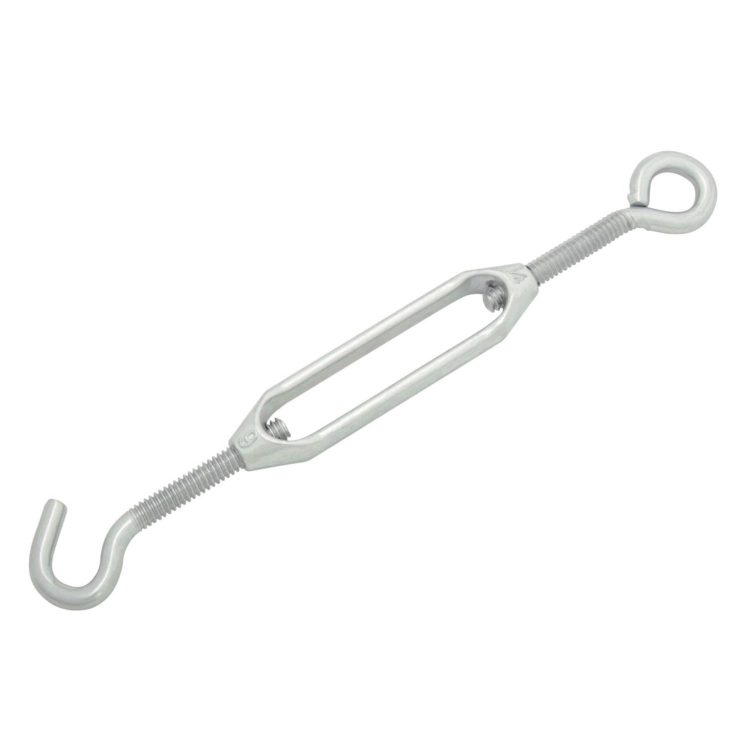 Hampton Zinc-Plated Aluminum/Steel 0.207 in. D Turnbuckle 160 lb 5-3/8 in. L